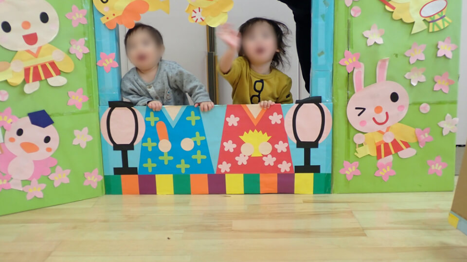 保育所のひな祭りの写真